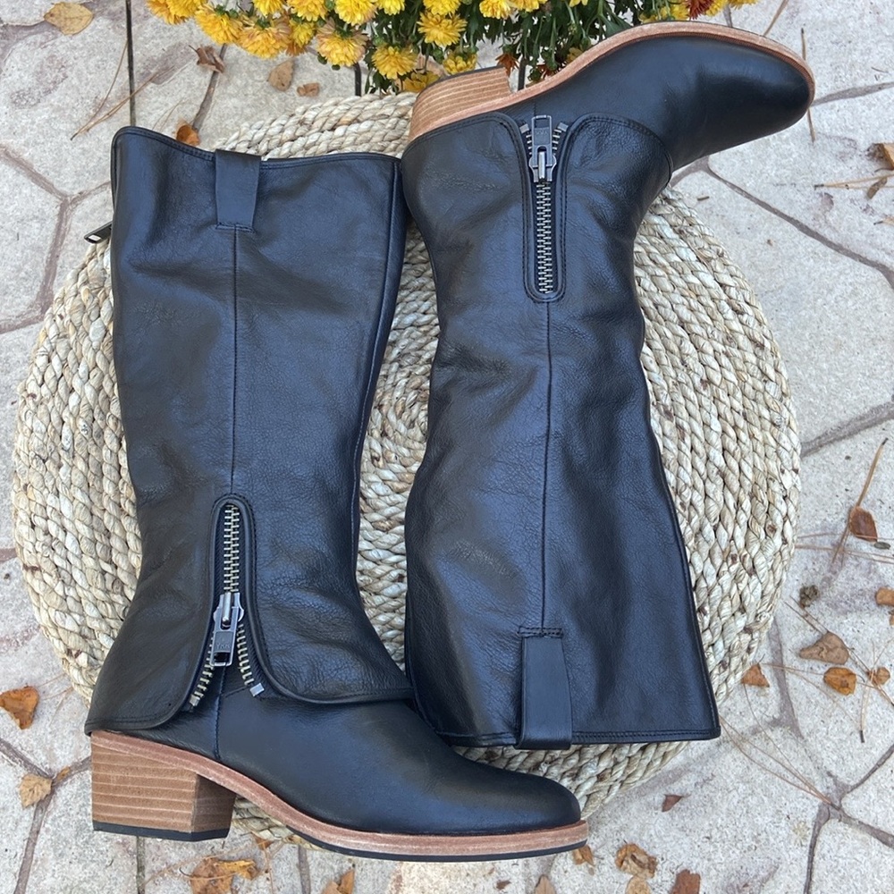 {Kork-Ease} ‘Kayla II’ Black Leather Cuff Boot 👢